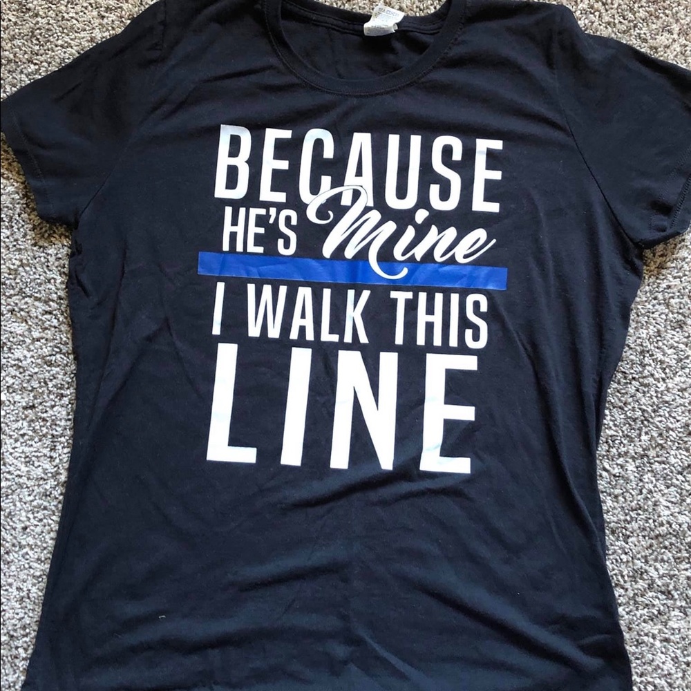 Police wife shirt